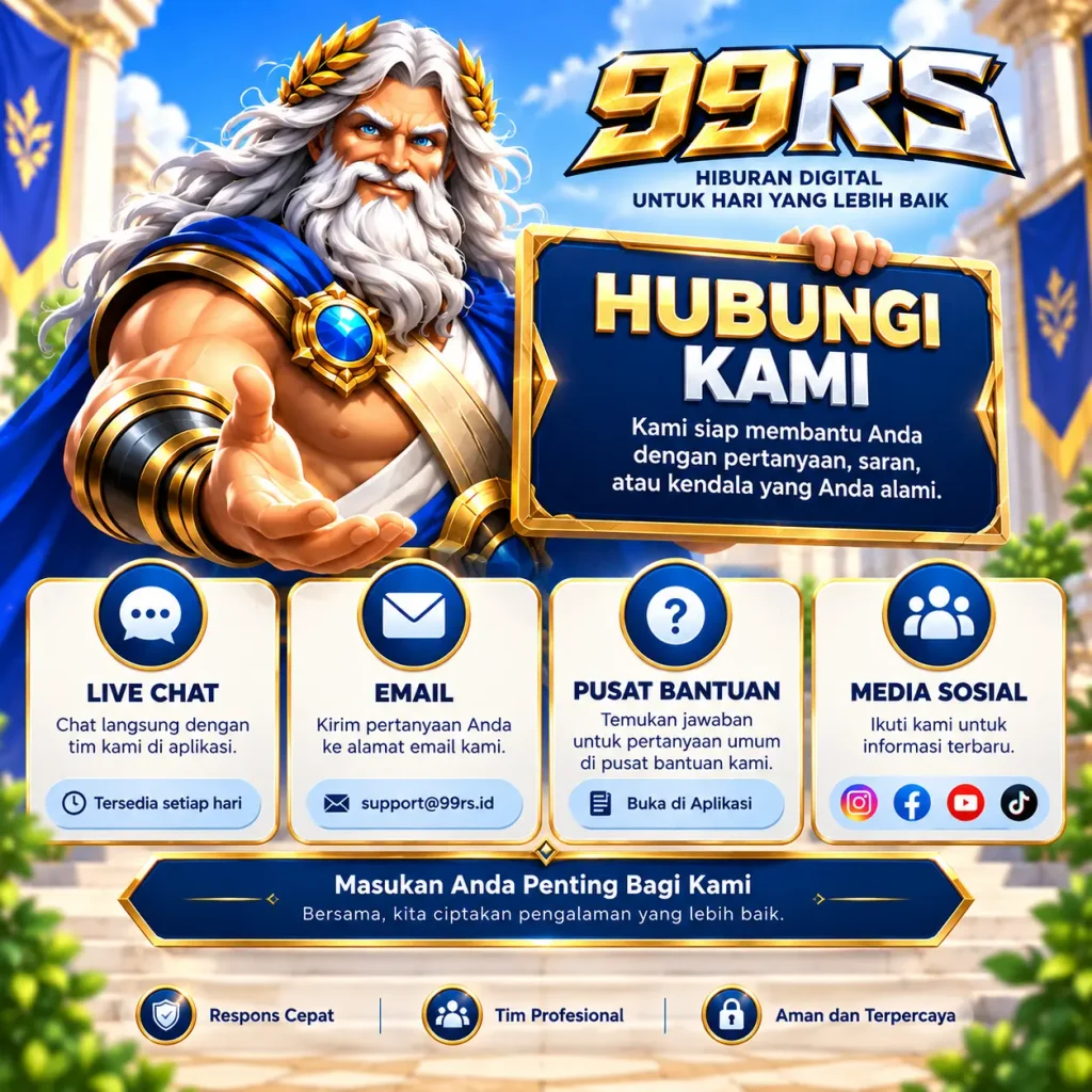 Halaman Hubungi Kami 99RS Resmi - Layanan Pelanggan dan Bantuan Teknis 24/7